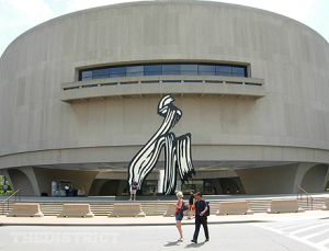 Hirshorn Museum and sculpture garden in Washington, DC