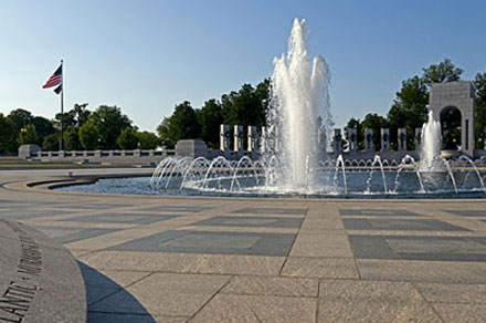 World War 2 Memorial in Washington DC